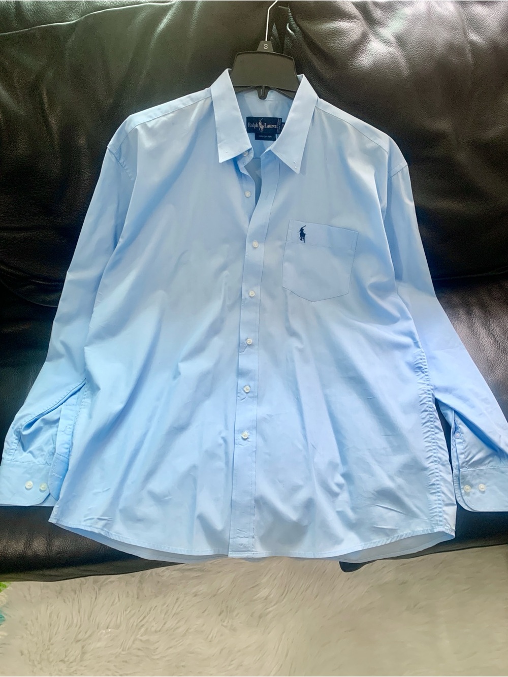 Ralph Lauren Light Blue Button-Down Dress Shirt